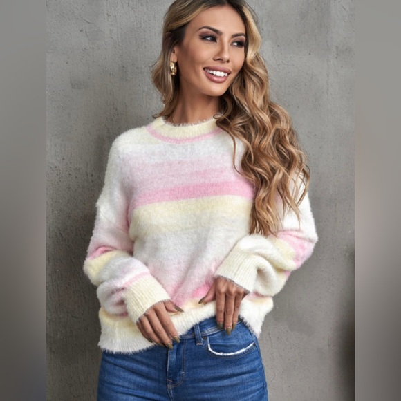 Sweaters - Tie Dye Mohair Sweater